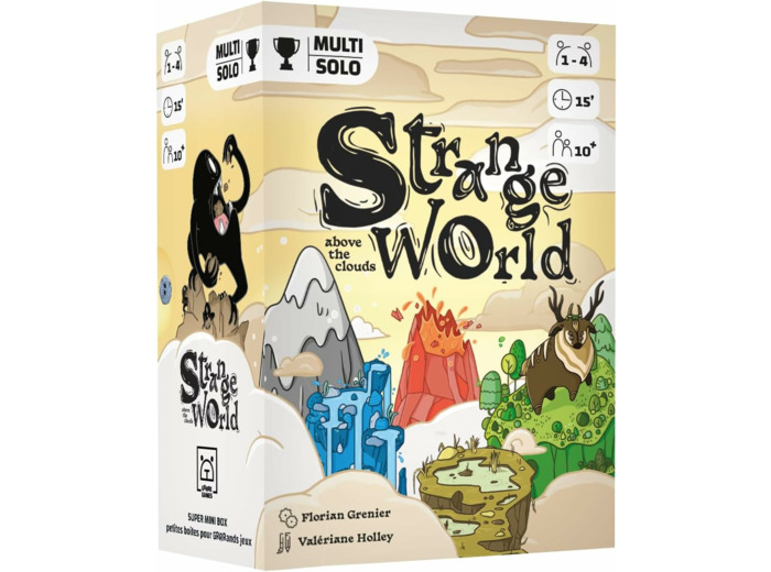 Strange world above the clouds