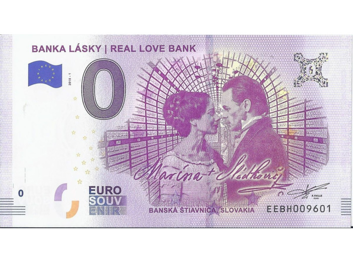 SLOVAQUIE 2018-1 BANKA LASKY BILLET SOUVENIR 0 EURO TOURISTIQUE