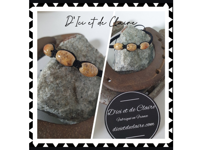 Bracelet Shamballa 3 perles de verre