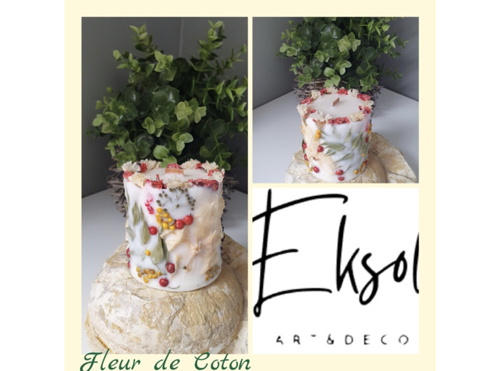 Bougie Botanique Fleur de Coton