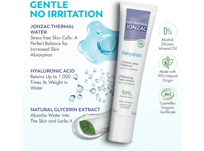 Contour yeux soin 15ml Jonzac - REhydrate