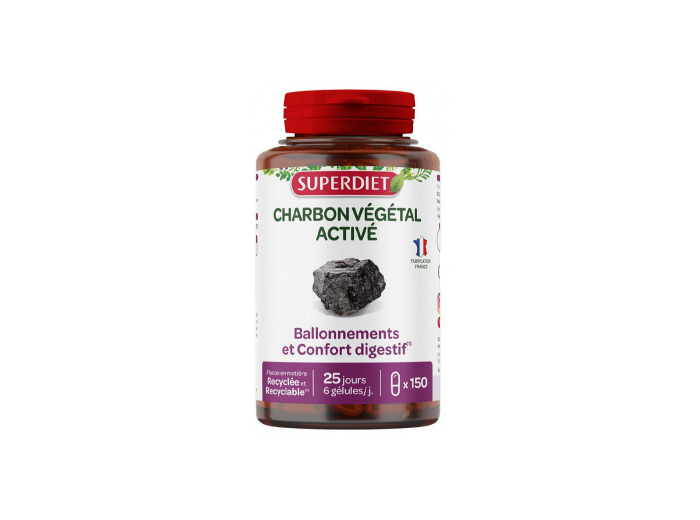 Charbon Végétal Activé 150 gélules