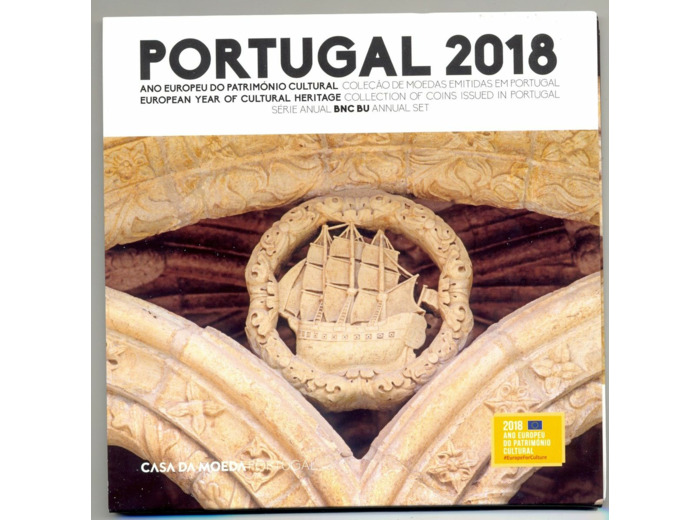 PORTUGAL 2018 SERIE 8 MONNAIES B.U RARE TIRAGE 8000 Ex