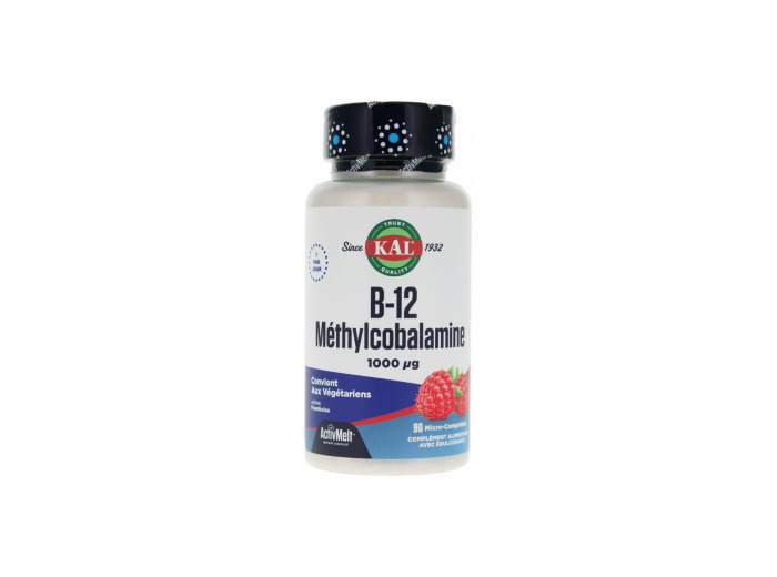 Vitamine B12 1000mcg 90 micro comprimés à sucer
