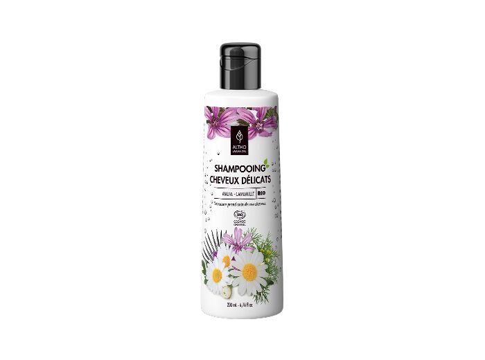 Shampooing cheveux délicats bio-Mauve et Camomille-200ml-Altho