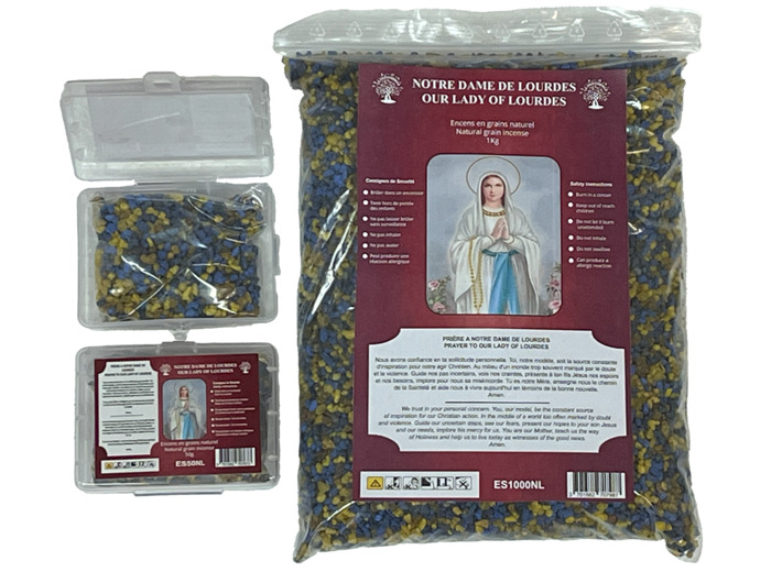 Encens en Grains Notre Dame de Lourdes - Sachet de 1 Kilo