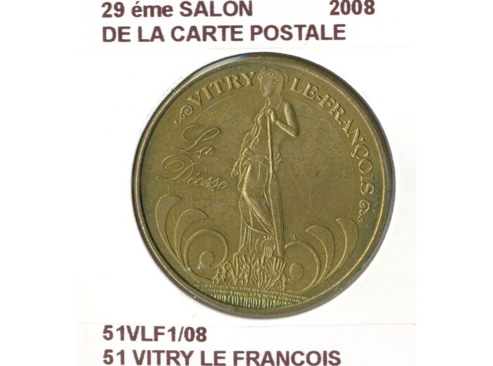 51 VITRY LE FRANCOIS 29e SALON DE LA CARTE POSTALE 2008 SUP-