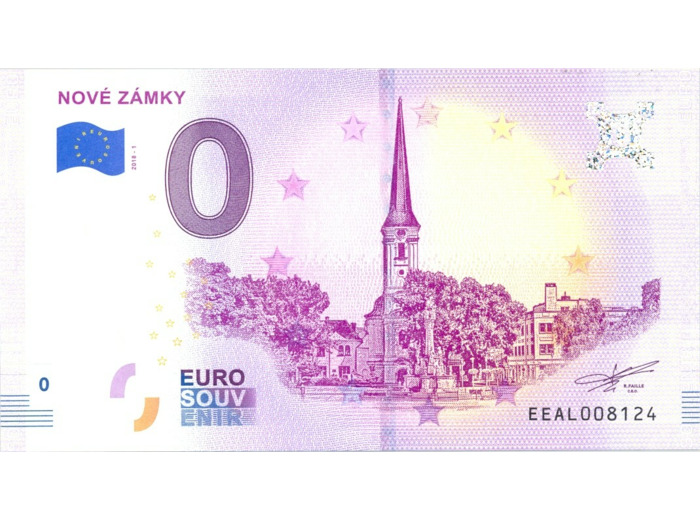 SLOVAQUIE 2018-1 NOVE ZAMKY BILLET SOUVENIR 0 EURO TOURISTIQUE NEUF