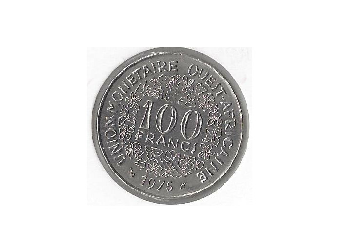 B.C.E.A.O 100 FRANCS 1975 SUP-