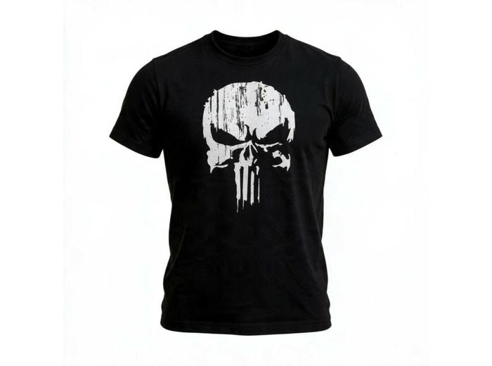 T-shirt Punisher (noir)