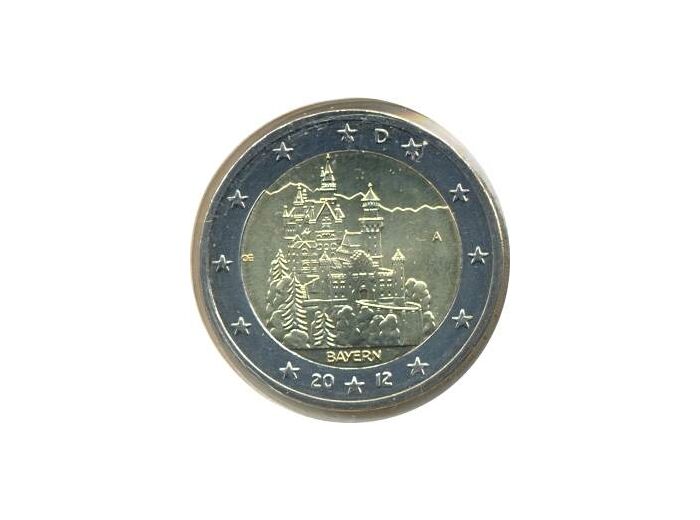 ALLEMAGNE 2012 A 2 EURO COMMEMORATIVE BAYERN SUP