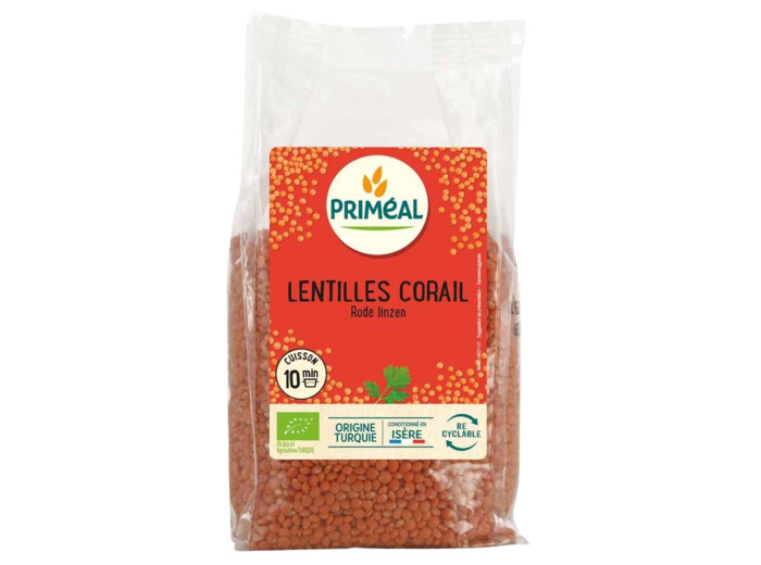 Lentilles Corail Bio-500g-Priméal