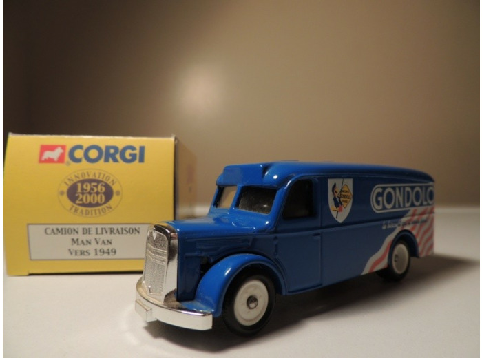 MAN VAN 1949 GONDOLO BLEU 1/55