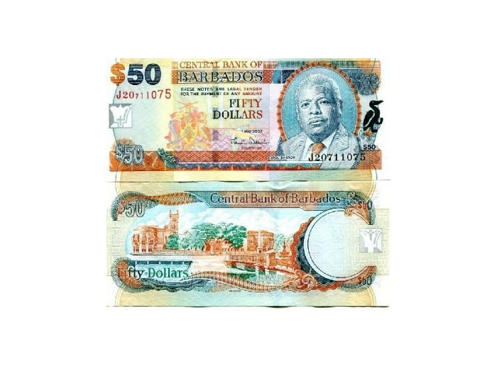 BARBADES 50 DOLLARS 01/05/2007 NEUF