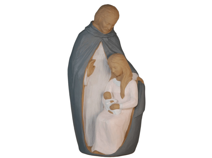 La Sainte Famille 30cm polychrome- Pierreline