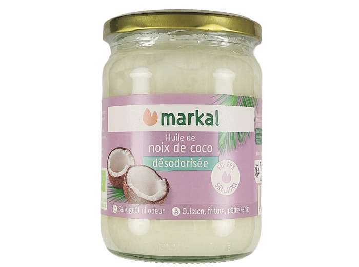 Huile de Noix de Coco Désodorisée Bio 500ml