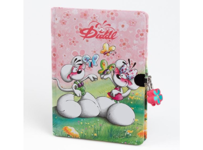 Diddl - Journal secret Rose avec Cadenas