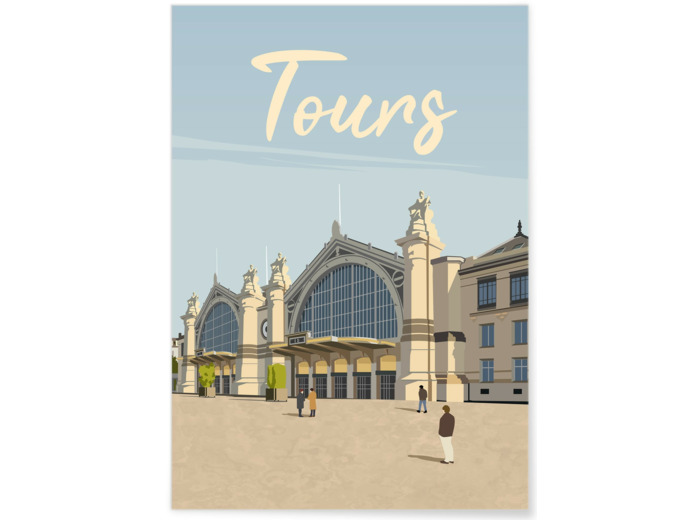 Affiche Tours : Gare