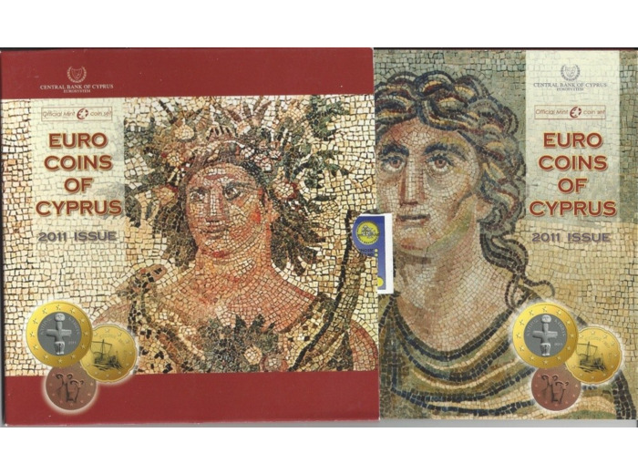 CHYPRE 2011 COFFRET 8 MONNAIES BU