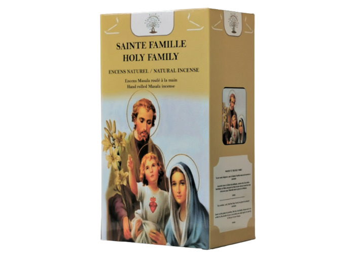12 étuis de 12 bâtons d'Encens - Ste Famille - Naturel