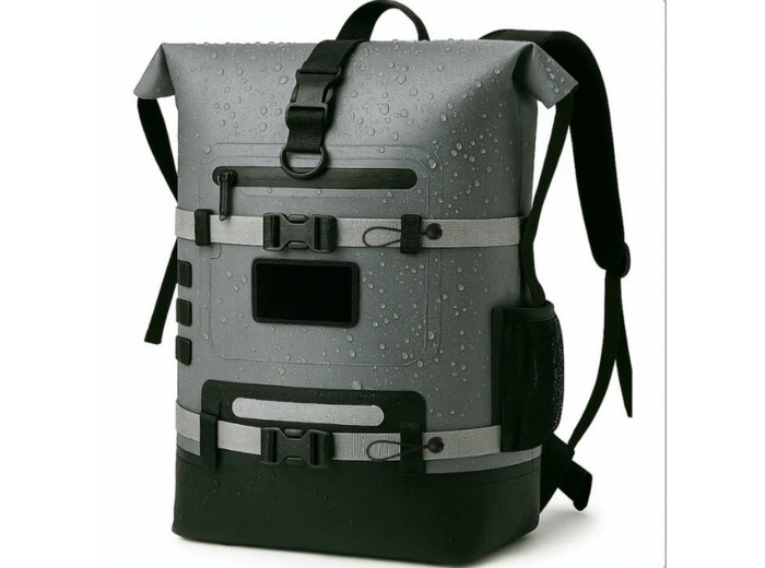 Sac à dos étanche FD Marine modulable 20/40L (gris)