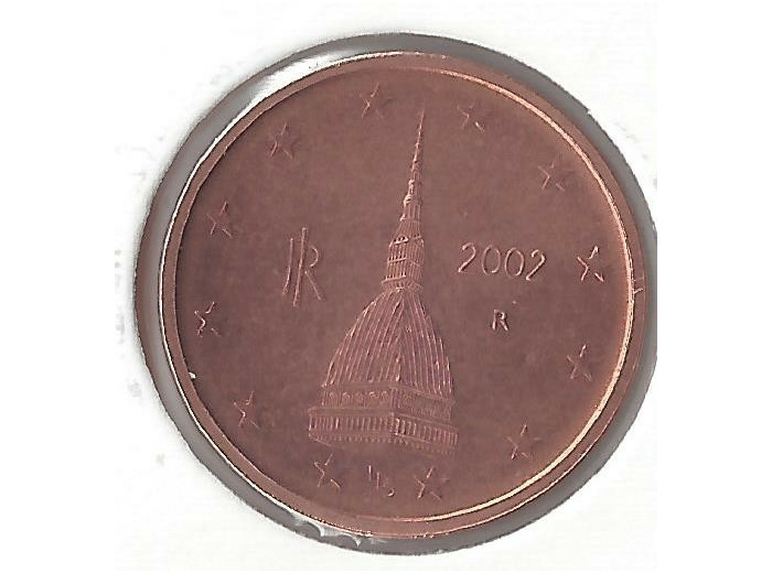ITALIE 2002 2 CENTIMES SUP-