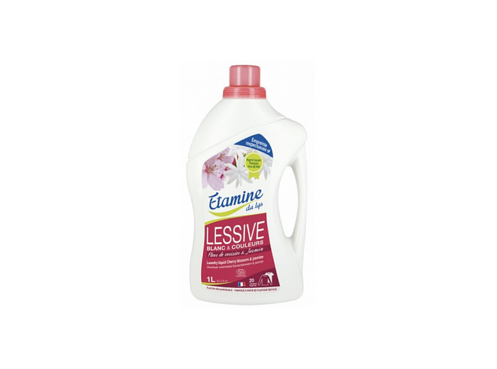Lessive liquide Fleur de cerisier et jasmin 1L