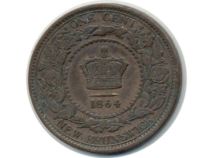 CANADA NEW BRUNSWICK 1 CENT 1864 TTB (W6)