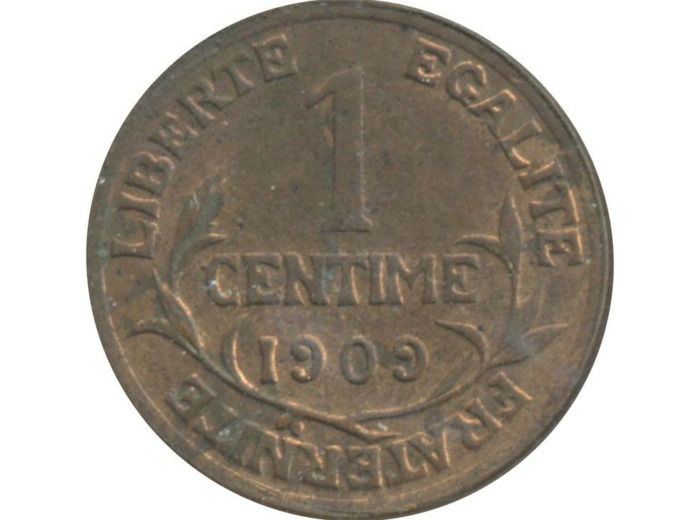 FRANCE 1 CENTIME DUPUIS 1909 SUP