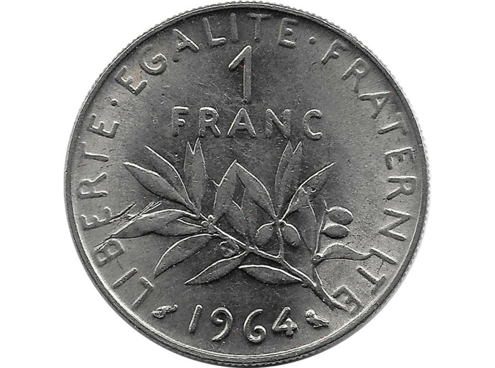 FRANCE 1 FRANC ROTY 1964 SUP+