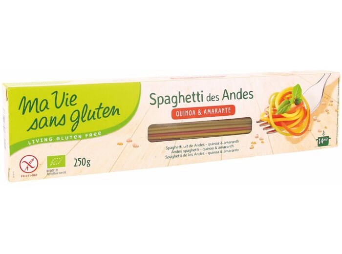 Spaghetti bio des Andes-250g-Ma vie sans gluten