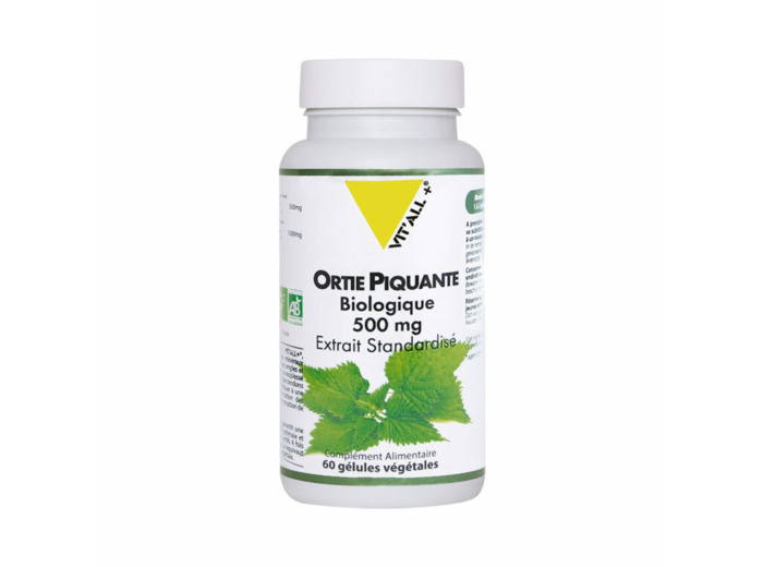 Ortie piquante Bio 500mg-60 gélules-Vit'all+