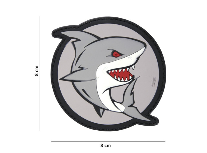 Patch 3D PVC Shark
