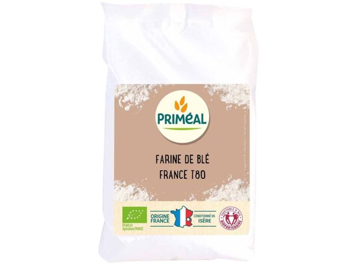 Farine de Blé Bio France T80-1kg-Priméal