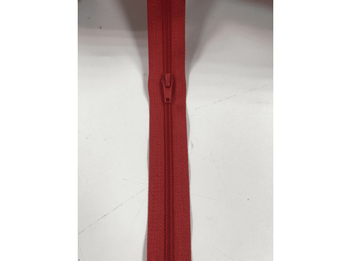 Fermeture à glissière le mètre en 5mm Rouge vif 145 2226