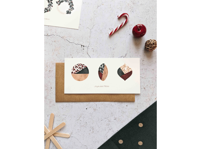 Carte Joyeuses fêtes 2024