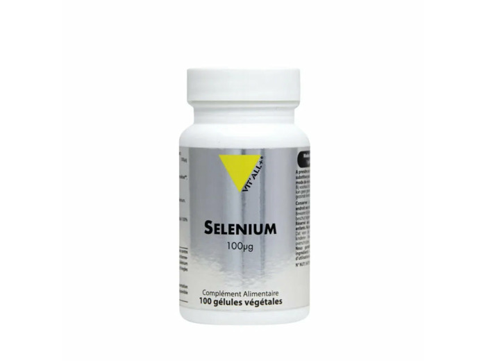 Sélénium 100µg-100 gélules végétales -Vit'all+