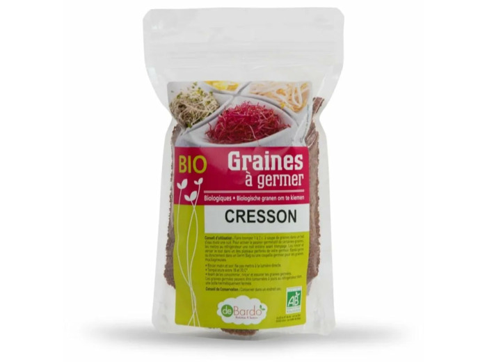 Graines à Germer de Cresson Bio 200g-DeBardo