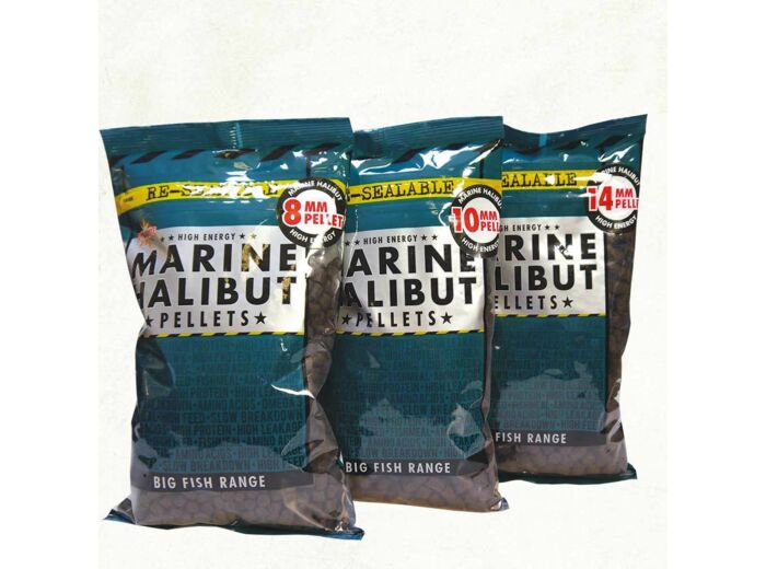 marine halibut pellet DB