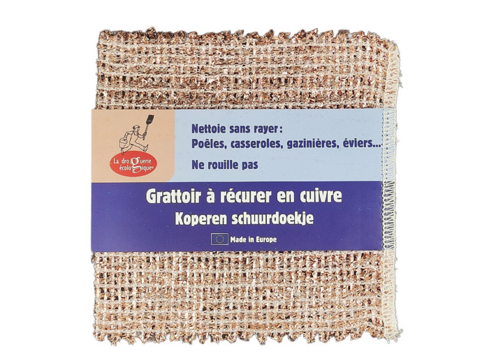 Grattoir à Récurer en Cuivre