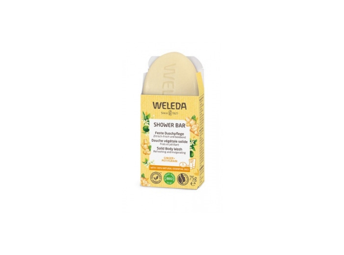 Gel douche végétale solide Ginger Petitgrain 75g