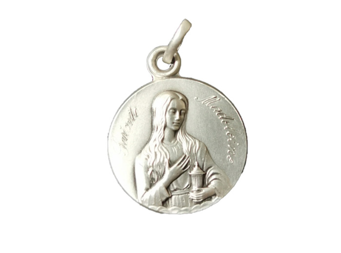 Médaille 18mm en Argent 925 - MARIE MADELEINE