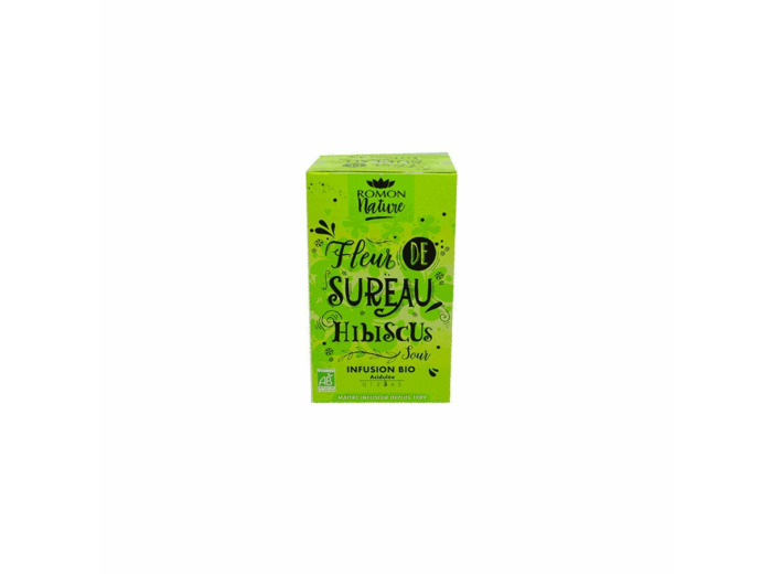 TISANE SUREAU HIBISCUS 16X1,8G Romon Nature