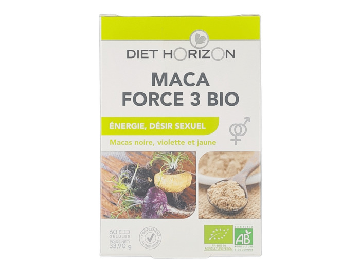 Maca Force 3 Bio 60 Gélules
