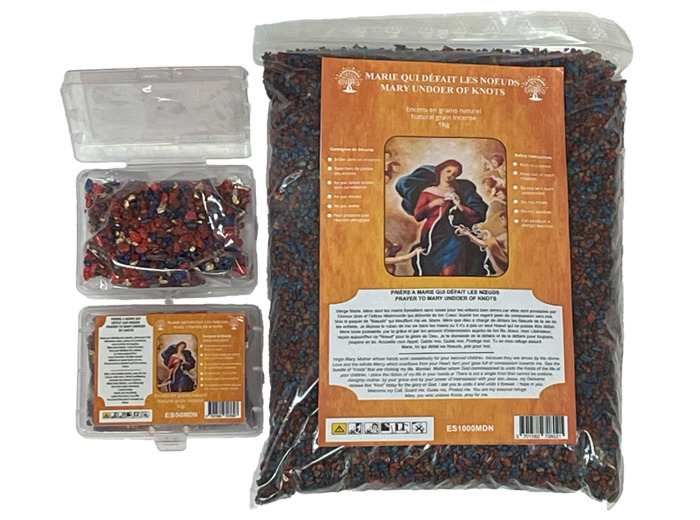 Encens en Grains Marie qui défait les Noeuds - Sachet de 1 Kilo