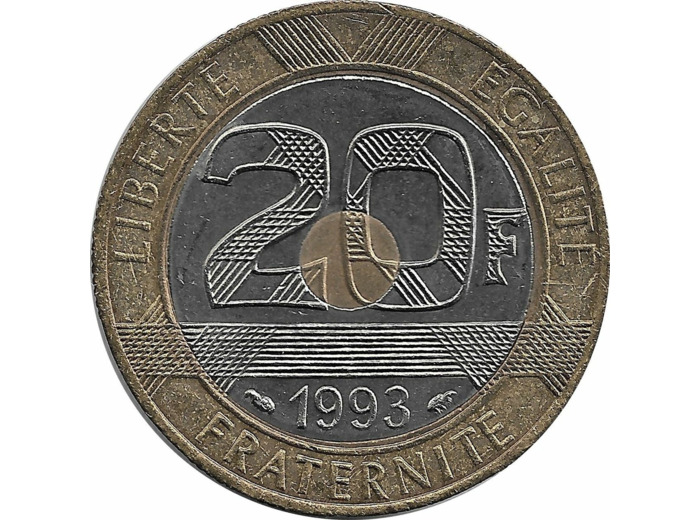 FRANCE 20 FRANCS MONT ST MICHEL 1993 SUP-