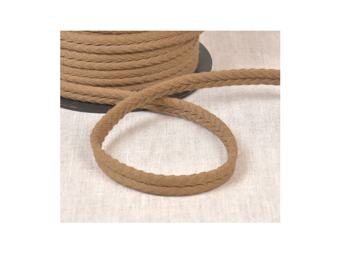 Double passepoil chevron 550 vieil or C93 10mm 100% coton le mètre