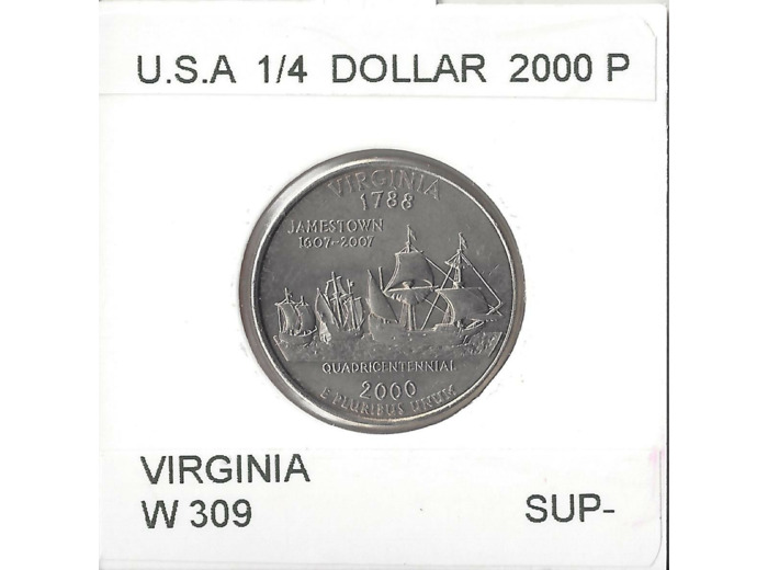 AMERIQUE (U.S.A)  1/4 DOLLAR 2000 P VIRGINIA SUP-