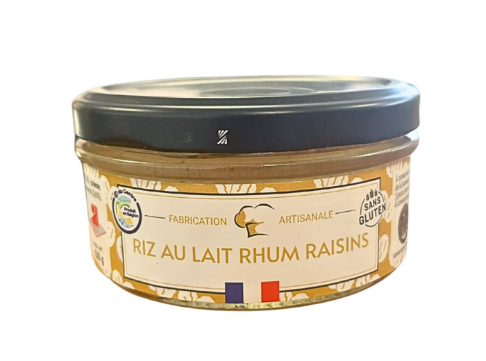 riz au lait rhum raisin