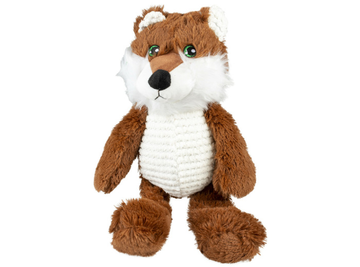 Peluche loup tummy Brun/blanc